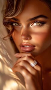 لبخند فرد هنگام مشاهده یک صحنه دلنشین که تمایل انسان به زیبایی را منعکس میکند